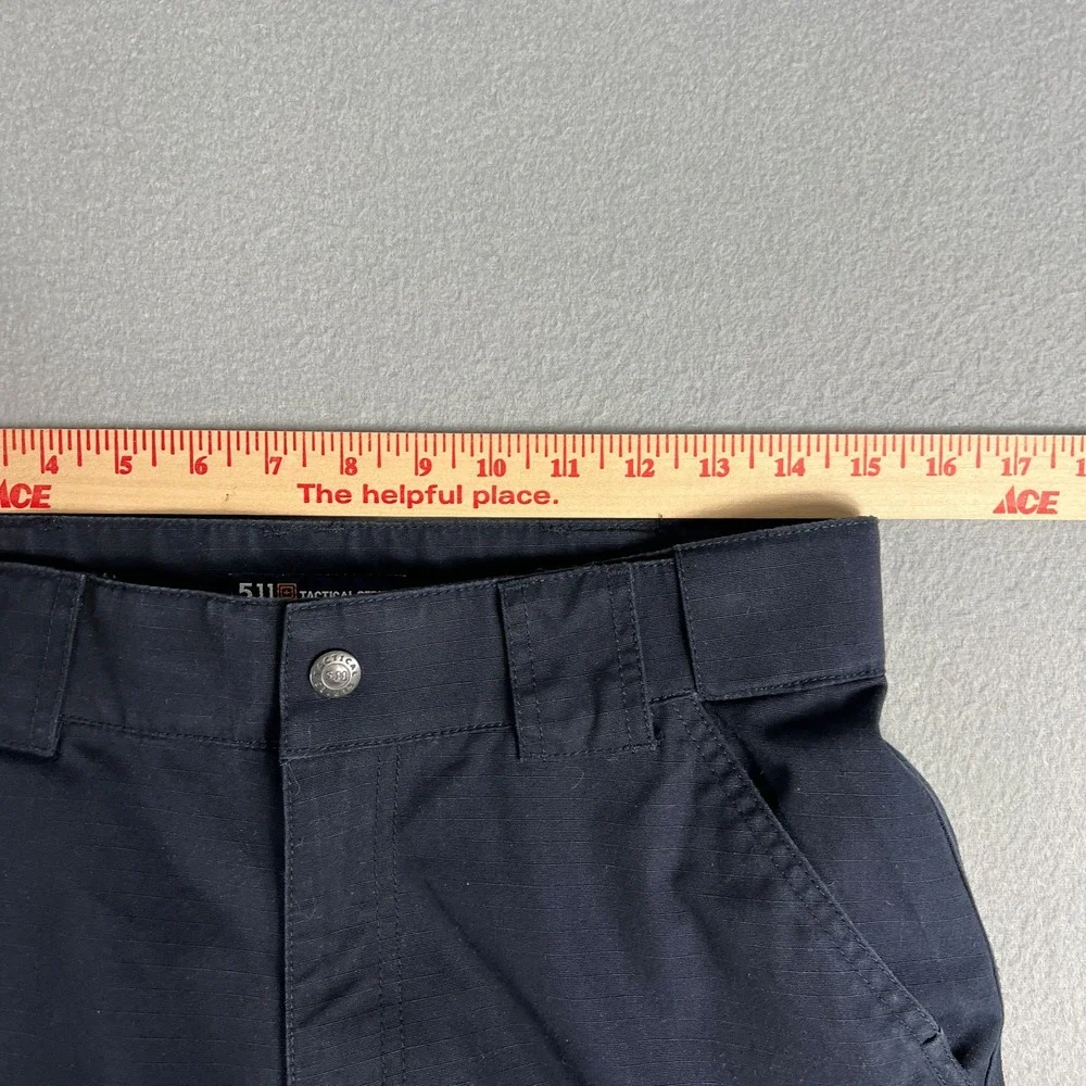 5.11 Tactical Relaxed Fit TDU Cargo Pants Mens Fit 30x31 Navy‎ Blue Rip Stop